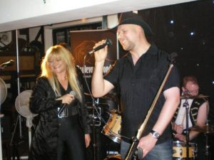 Making a guest appearance with my good friends Vanessa Warne (who first encouraged me to sing) & Chris Bayfield from Boulevard Blonde